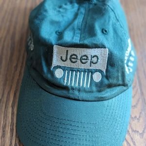 Green jeep cap